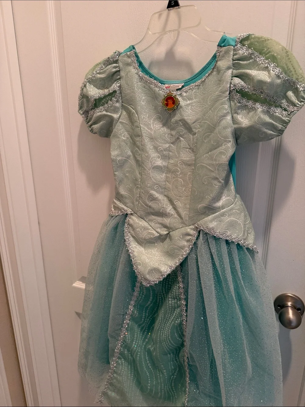 Disney’s Ariel  Girls' Light Green Princess Costume Dress 7/8